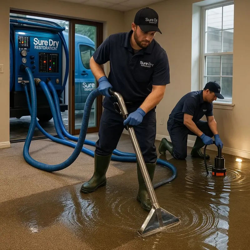 Water Extraction and Removal process in Henryville, IN